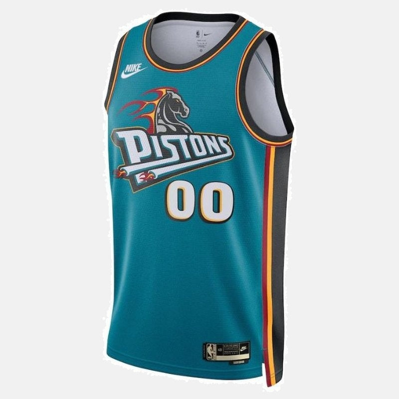 Detroit Pistons 2023 Jersey - Teal Retro - photo 2