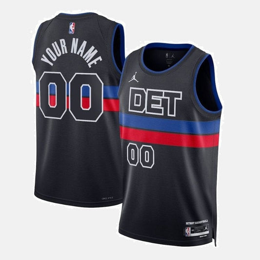 Detroit Pistons 2023 Jersey - Black Stripe