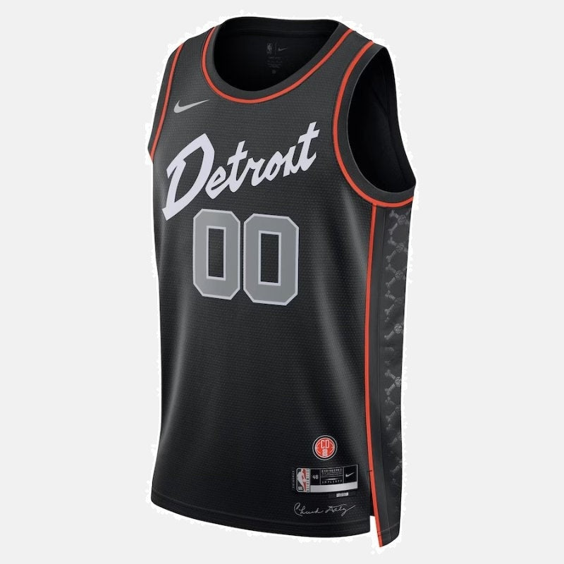 Regata Detroit Pistons 23/24 - Preta Escrita - foto 3