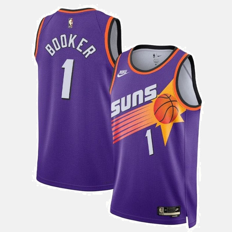 Phoenix Suns 2023 Jersey - Booker 1 Purple
