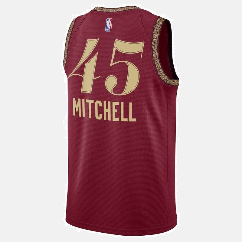 Cleveland Cavaliers Jersey 2023/24 - Mitchell 45 Wine - photo 3