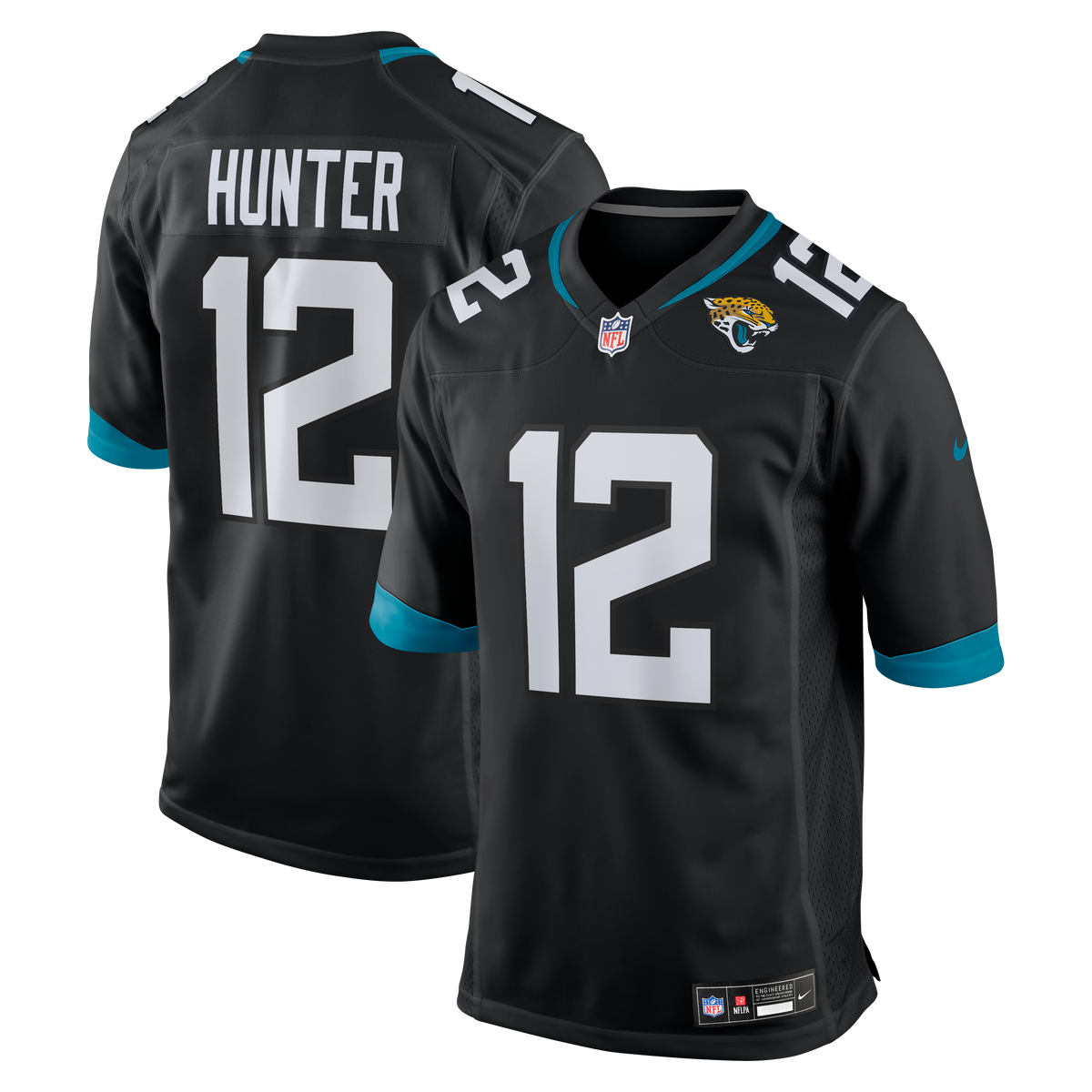 Jacksonville Jaguars Travis Hunter Alternate Game Jersey Black - photo 15
