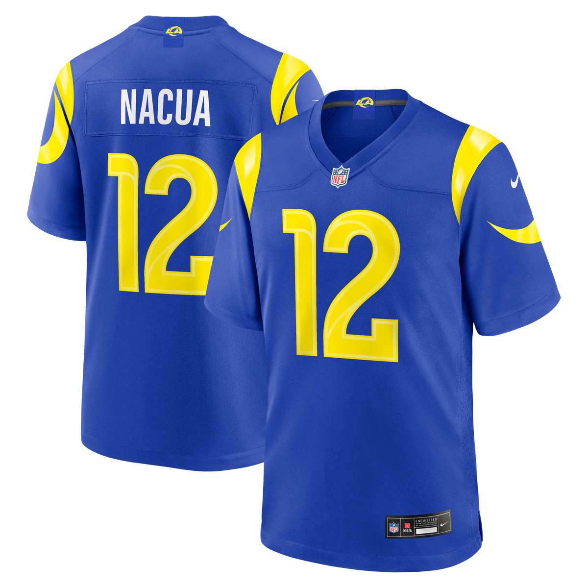 Los Angeles Rams Puka Nacua Game Jersey White - photo 6