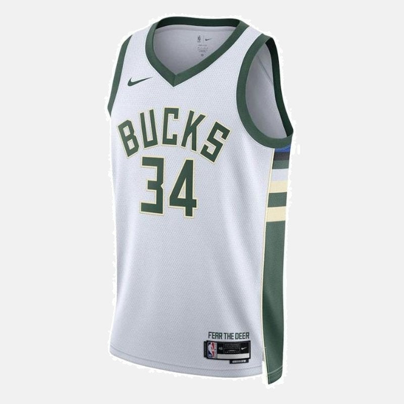 Milwaukee Bucks 2023 Jersey - Antetokounmpo 34 White - photo 2