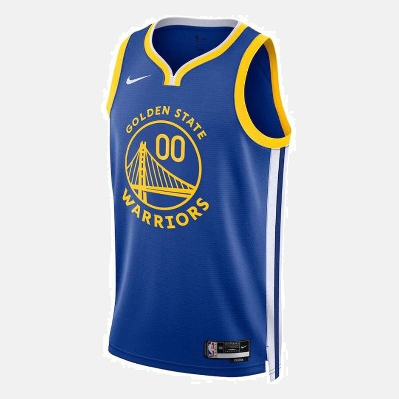 Golden State Warriors 2023 Jersey - Royal Blue Bridge Logo - photo 2