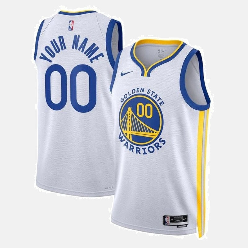 Golden State Warriors 2023 Jersey - White Bridge Logo