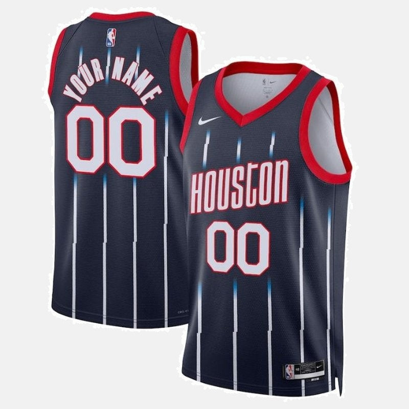 Houston Rockets 2023 Jersey - Navy Pinstripe