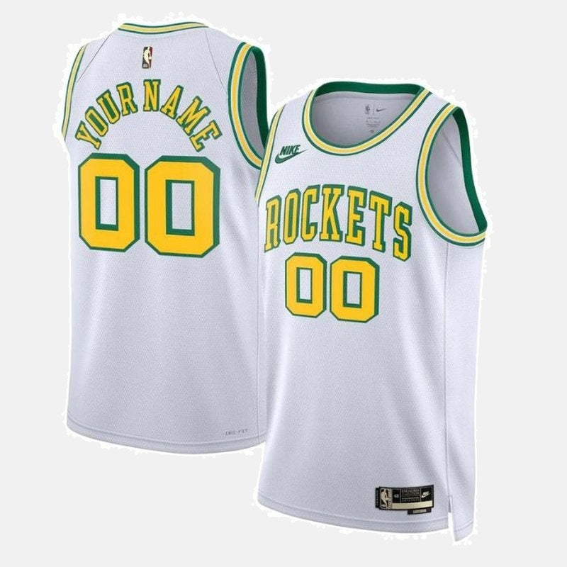 Houston Rockets 2023 Jersey - White And Green
