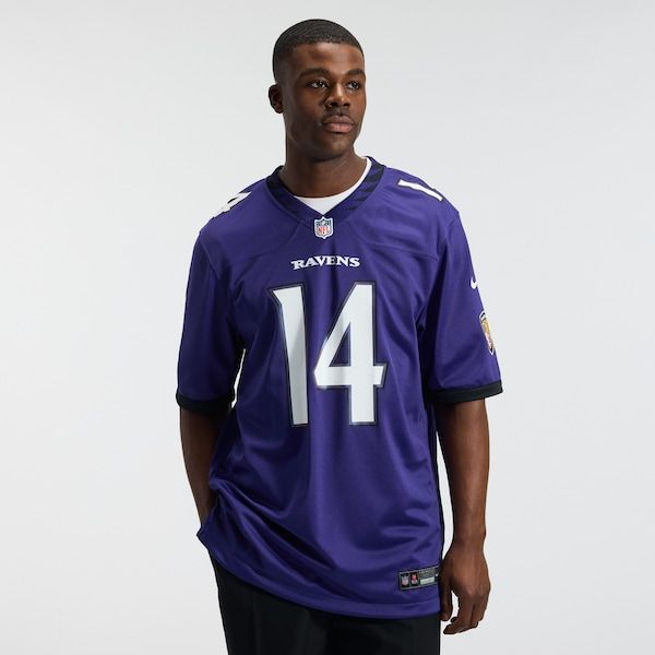 Camisa Baltimore Ravens Kyle Hamilton Game Roxa - foto 3