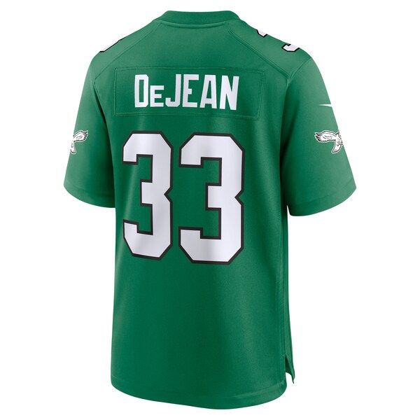 Camisa Philadelphia Eagles Cooper DeJean Alternate Game Verde Kelly - foto 4