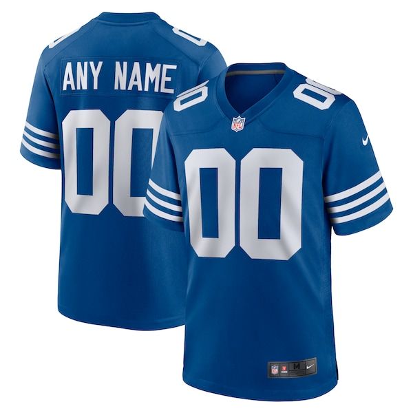 Indianapolis Colts Alternate Custom Game Jersey Royal