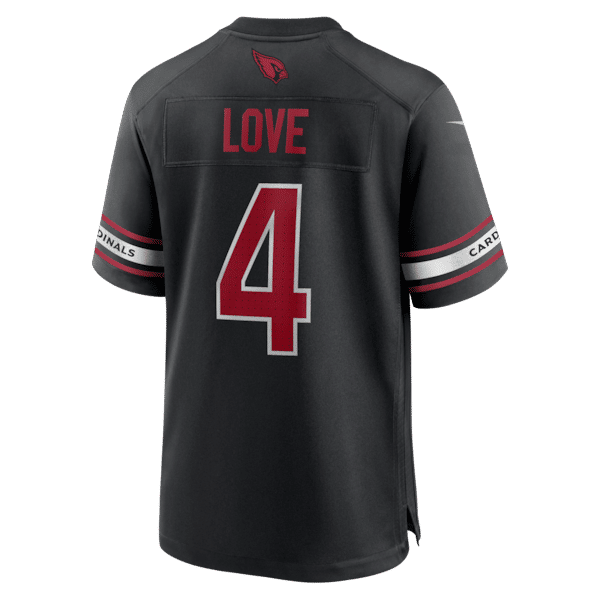 Arizona Cardinals Jeremiyah Love Alternate Game Player Jersey Black - photo 4