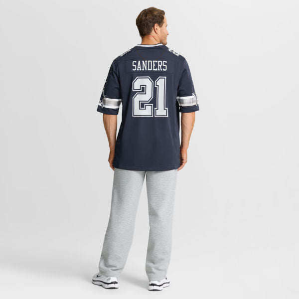 Dallas Cowboys Deion Sanders Team Retired Player Game Jersey Navy - photo 9