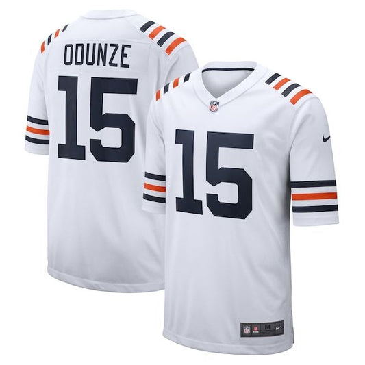 Chicago Bears Rome Odunze Alternate Game Jersey White