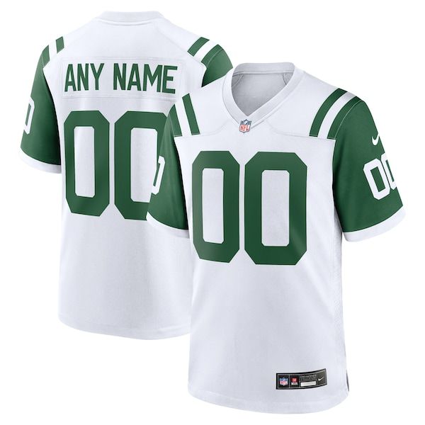 New York Jets Classic Alternate Custom Jersey White - photo 2