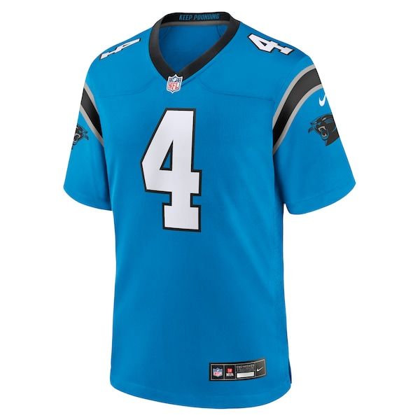 Carolina Panthers Tetairoa McMillan Alternate Game Jersey Blue - photo 3