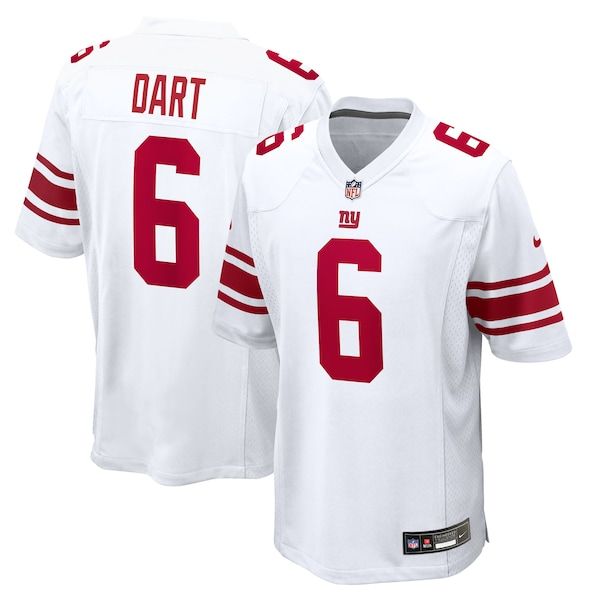 New York Giants Jaxson Dart Game Jersey White