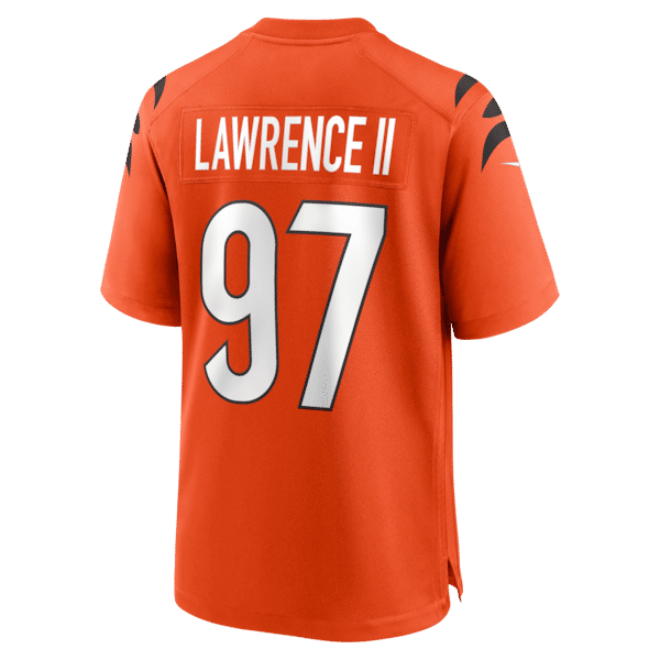 Cincinnati Bengals Dexter Lawrence II Alternate Game Jersey Orange - photo 4