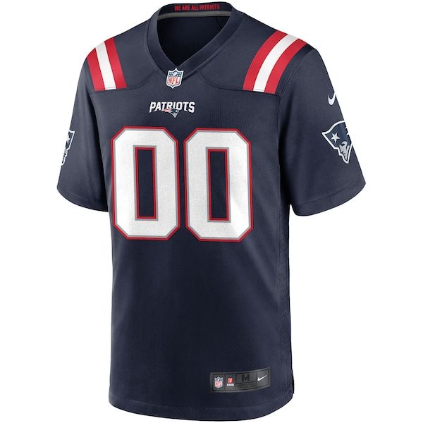 New England Patriots Custom Game Jersey Navy - photo 4