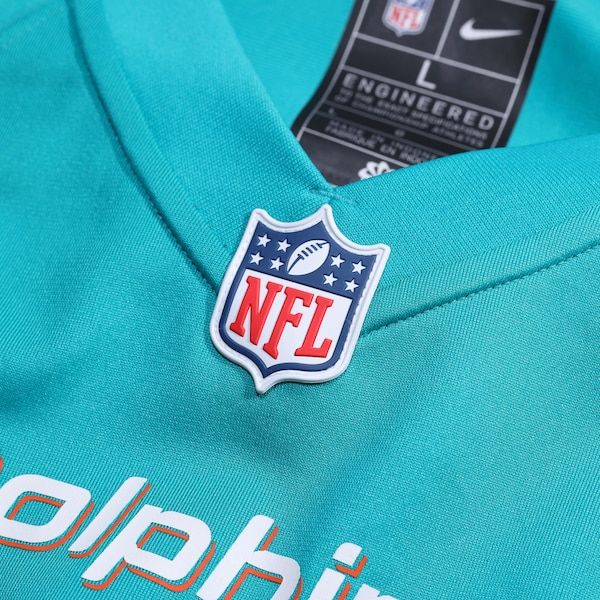 Miami Dolphins Custom Game Jersey Aqua - photo 5