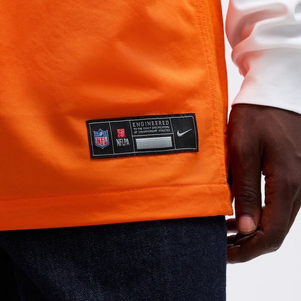 Denver Broncos Bo Nix Game Jersey Orange - photo 10
