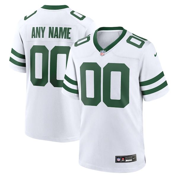 New York Jets Custom Game Jersey White - photo 2