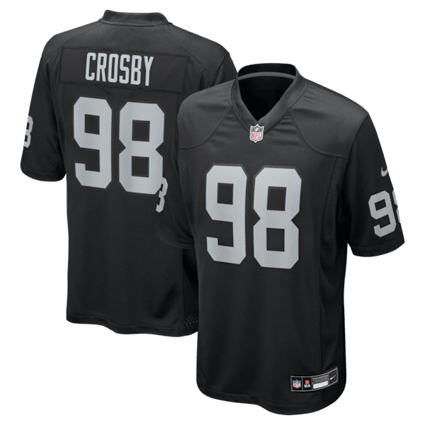 Las Vegas Raiders Maxx Crosby Game Jersey Black - photo 2