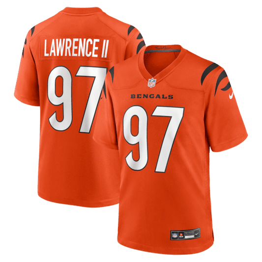 Cincinnati Bengals Dexter Lawrence II Alternate Game Jersey Orange