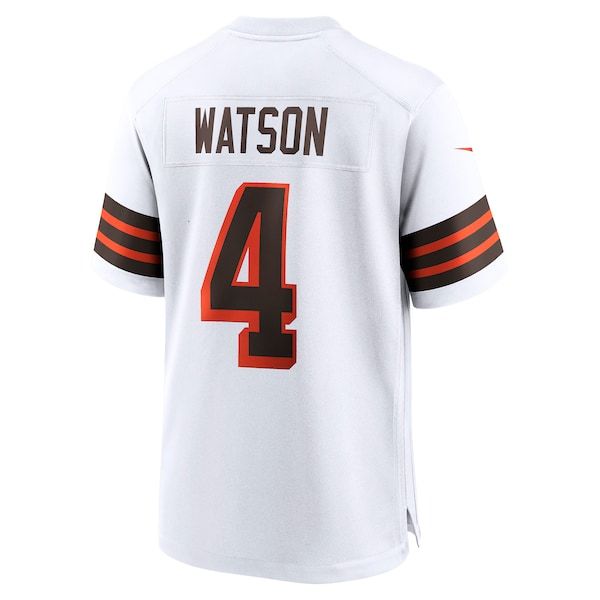 Cleveland Browns Deshaun Watson Alternate Game Jersey White - photo 4