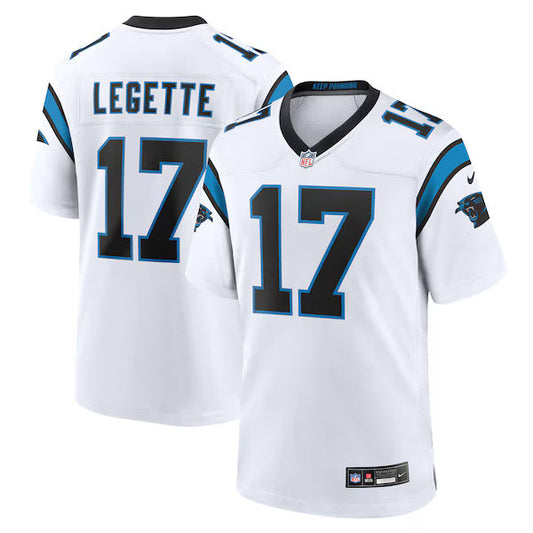 Carolina Panthers Xavier Legette Game Jersey White