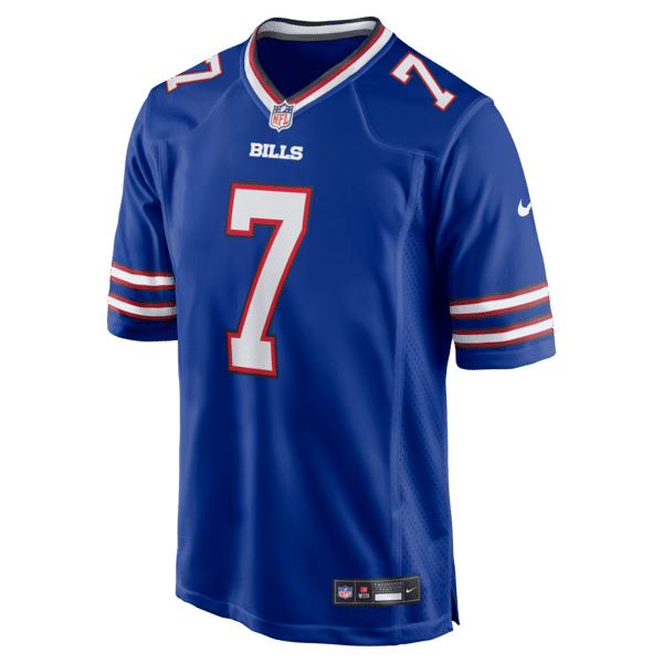 Buffalo Bills Doug Flutie Game Retired Player Jersey Royal - photo 3
