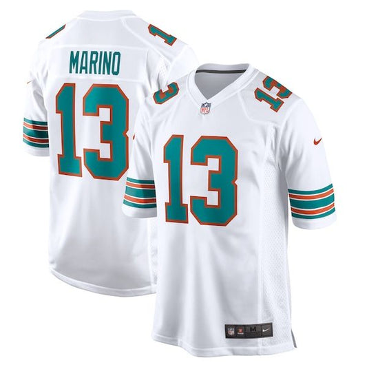 Camisa Miami Dolphins Dan Marino Retired Player Game Branca