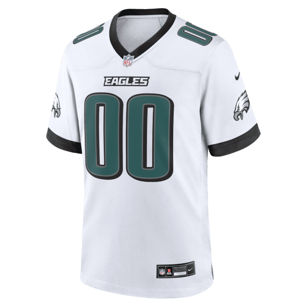 Philadelphia Eagles Custom Game Jersey White - photo 3