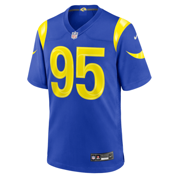 Los Angeles Rams Myles Garrett Game Jersey Royal - photo 3