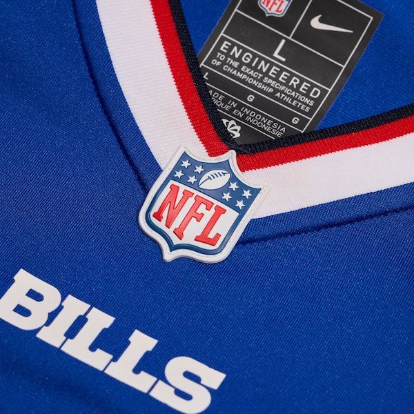 Buffalo Bills Doug Flutie Game Retired Player Jersey Royal - photo 5