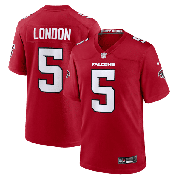 Atlanta Falcons Drake London Game Jersey Red