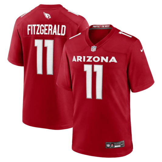 Arizona Cardinals Larry Fitzgerald Team Retired Game Jersey Cardinal