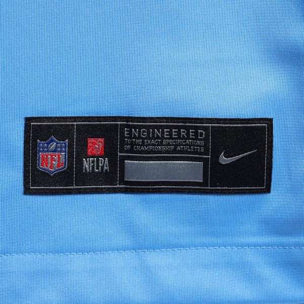 Tennessee Titans Throwback Custom Game Jersey Light Blue - photo 7