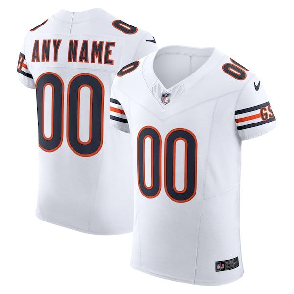 Chicago Bears Vapor F.U.S.E. Elite Custom Jersey White - photo 2