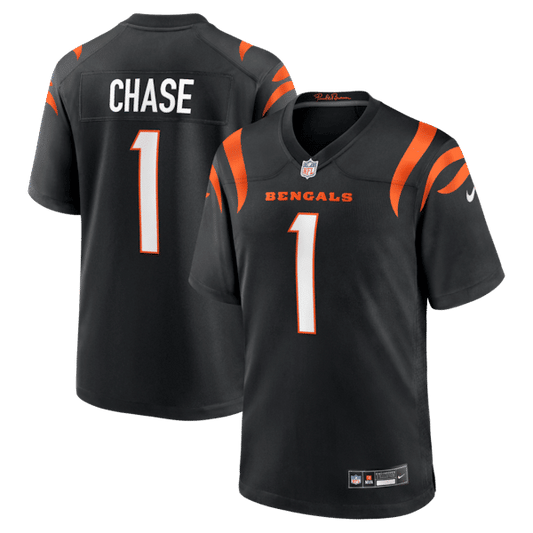 Cincinnati Bengals Ja'Marr Chase Game Jersey Black