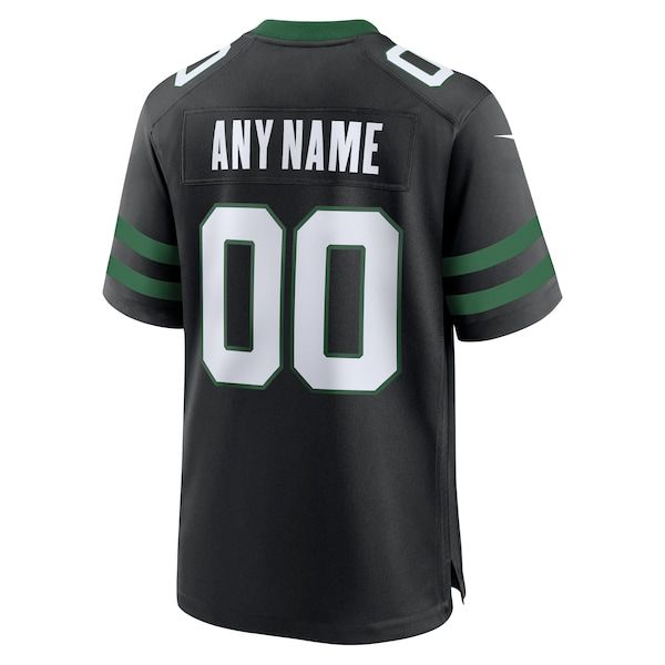 New York Jets Alternate Custom Game Jersey Legacy Black - photo 4