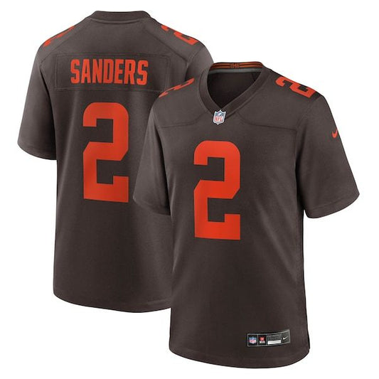 Cleveland Browns Shedeur Sanders Alternate Game Jersey Brown