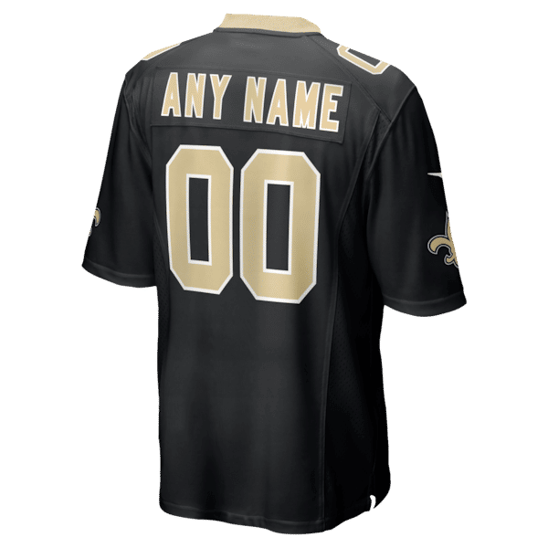 Camisa New Orleans Saints Game Personalizada Preta - foto 4