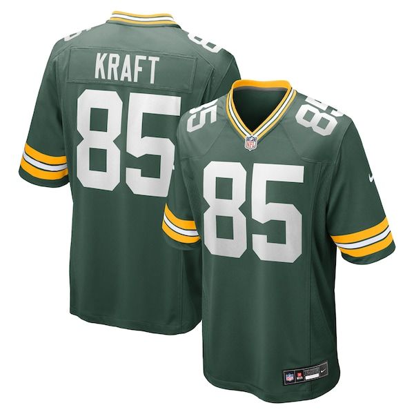 Green Bay Packers Tucker Kraft Game Jersey Green