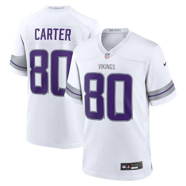 Minnesota Vikings Cris Carter Alternate Retired Player Game Jersey White