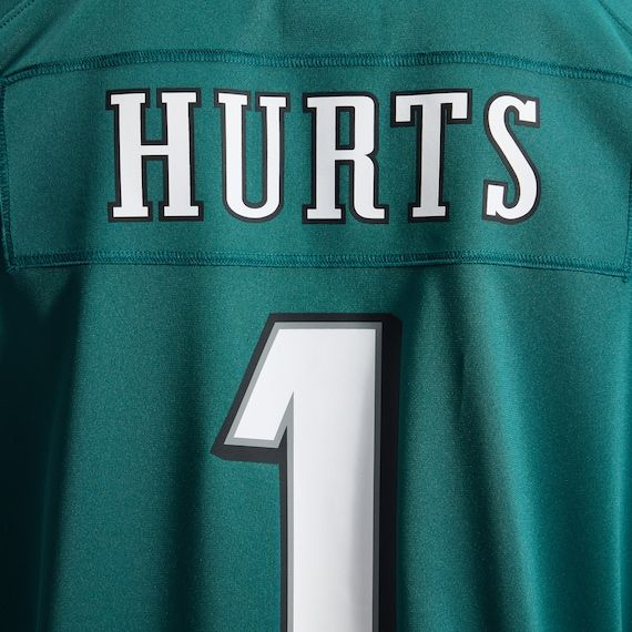 Philadelphia Eagles Custom Game Jersey Midnight Green - photo 6