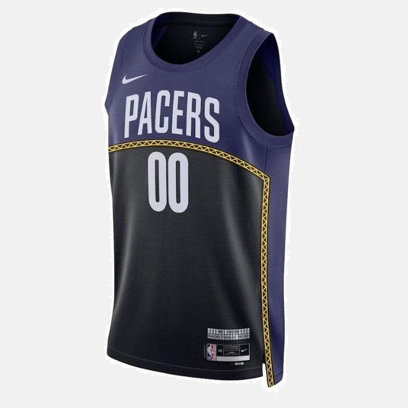 Indiana Pacers 2023 Jersey - Black And Blue - photo 2