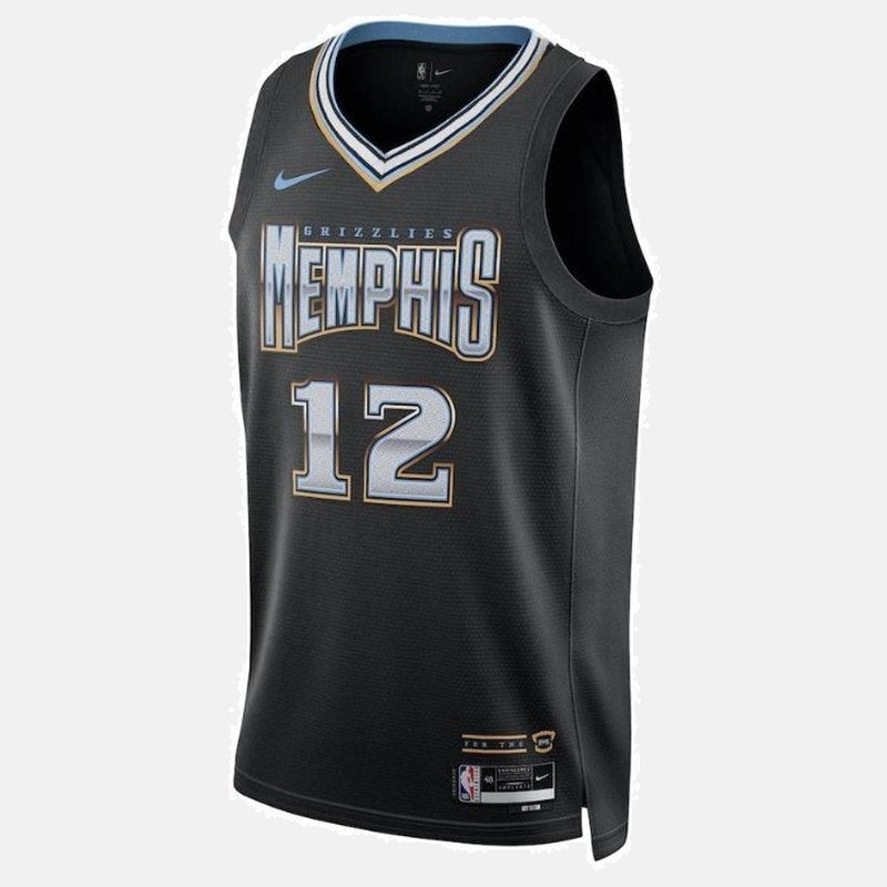 Memphis Grizzlies 2023 Jersey - Morant 12 Black - photo 2