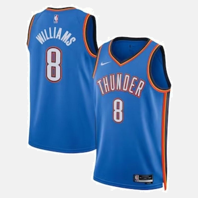 Oklahoma City Thunder 2023 Jersey - Williams 8 Blue