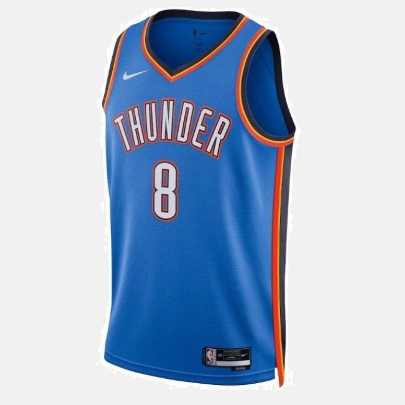 Oklahoma City Thunder 2023 Jersey - Williams 8 Blue - photo 2